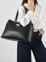 Handtas Rsg Leder Karl lagerfeld Zwart rsg B3W30115-vue-porte