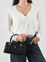 Cross Body Tas Th Grace Tommy hilfiger Zwart th grace AW18749-vue-porte