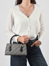 Cross Body Tas Th Grace Gerecycleerd Polyester Tommy hilfiger Blauw th grace AW18753-vue-porte