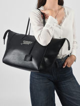 Schoudertas Tjw Bold Tommy hilfiger Zwart tjw bold AW18786-vue-porte