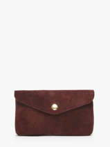Portemonnee Velvet Leder Milano Rood velvet VE23113O