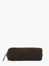 Etui Leder Milano Bruin velvet VE22116O