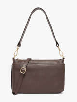 Cross Body Tas Caviar Leder Milano Bruin caviar CA25066O