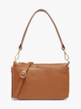 Cross Body Tas Caviar Leder Milano Bruin caviar CA25066O