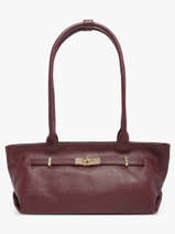 Baguette-tas Caviar Leder Milano Violet caviar CA26067
