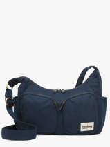 Cross Body Tas Best Seller Katoen Hindbag Blauw best seller EMILE