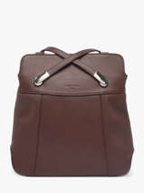 Rugzak Leder Hexagona Bruin confort 462107