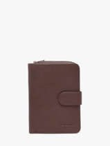 Portefeuille Leder Hexagona Bruin confort 461063R