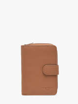 Portefeuille Leder Hexagona Beige confort 461063R