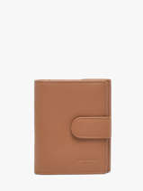 Portefeuille Leder Hexagona Beige confort 467468R
