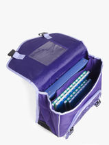 Boekentas Op Wieltjes 2 Compartimenten K-pop demon hunters Violet huntrix 26AJ203O-vue-porte