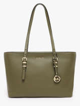 Handtas Quinn Leder Michael kors Groen quinn T5GQNT2L