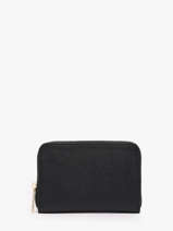 Portemonnee Leder Milano Zwart caviar CA19043O