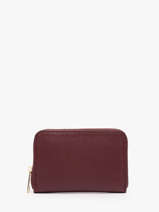 Portemonnee Leder Milano Rood caviar CA19043O
