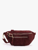Heuptasje Leder Milano Violet velvet VE24119O