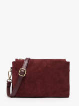 Cross Body Tas Velvet Caviar Leder Milano Violet velvet caviar VC24117