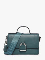 Cross Body Tas S Altesse Leder Etrier Blauw altesse EALT048S