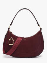 Schoudertas Altesse Suede Leder Etrier Violet altesse suede EASU017M