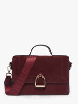 Cross Body Tas M Altesse Suede Etrier Rood altesse suede EASU048M