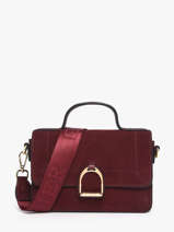 Cross Body Tas S Altesse Suede Etrier Rood altesse suede EASU048S