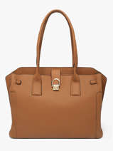 Business Schoudertas 2 Compartimenten Met 15" Laptopvak Etrier Bruin equestre EEQT142B