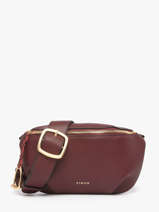 Heuptasje Torsade Leder Etrier Rood torsade ETOS022M