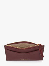 Kaarthouder Leder Etrier Rood torsade ETOS094M-vue-porte