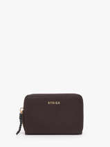 Portefeuille Torsade Leder Etrier Bruin torsade ETOS096M