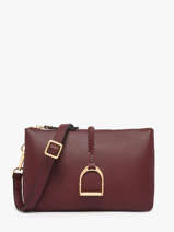 Cross Body Tas Torsade Leder Etrier Rood torsade ETOS0142