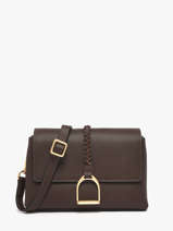 Cross Body Tas S Torsade Leder Etrier Bruin torsade ETOS169S