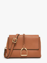 Cross Body Tas S Torsade Leder Etrier Bruin torsade ETOS169S