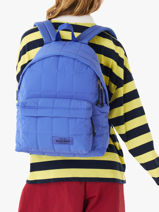 Rugzak Eastpak Blauw puff checks K620PCH-vue-porte