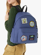 Rugzak Eastpak Blauw eastpak x sponge bob A5BG4SPO-vue-porte