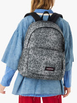 Rugzak 1 Compartiment Met 16" Laptopvak Eastpak Grijs authentic EK0A5BIK-vue-porte