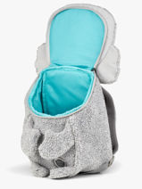 Mini Rugzak Affenzahn Grijs small friends FAS-vue-porte