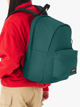 Rugzak 1 Compartiment Met 16" Laptopvak Eastpak Groen authentic EK0A5BIK-vue-porte