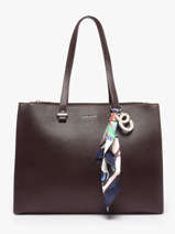 Schoudertas Saffiano David jones Bruin saffiano 4N