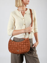 Cross Body Tas Aubepine Woomen Bruin aubepine WAUB19-vue-porte