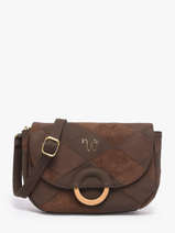Cross Body Tas Neflier Patchwork Woomen Bruin neflier patchwork WNET04