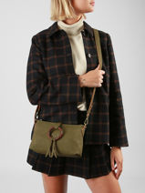 Cross Body Tas Verveine Woomen Groen verveine WVER01-vue-porte