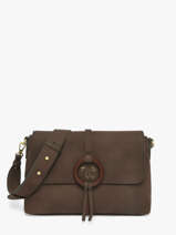 Cross Body Tas Verveine Woomen Bruin verveine WVER03