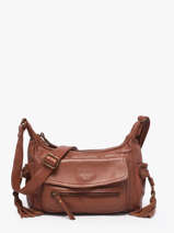 Cross Body Tas Cow Leder Basilic pepper Bruin cow BCOW91