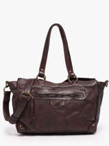 Cross Body Tas Heritage Leder Biba Bruin heritage AKA2L