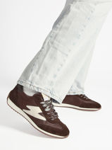 Sneakers Uit Leder Semerdjian Bruin women JUNEE278-vue-porte