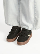 Sneakers Met Platformzool Vanessa wu Zwart women BK2954NR-vue-porte