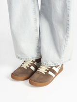 Sneakers Uit Leder Gola Bruin women CLB538FW-vue-porte