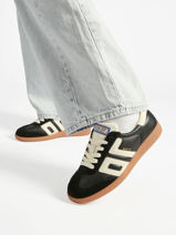 Sneakers Cloud Uit Leder Back 70 Zwart women 307-vue-porte