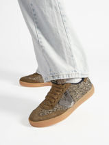 Sneakers Berlin Uit Leder Victoria Groen women 1126223-vue-porte