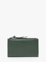 Portefeuille Leder Biba Groen wallet 12138