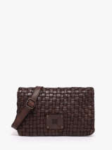 Cross Body Tas Heritage Leder Biba Bruin heritage KA27